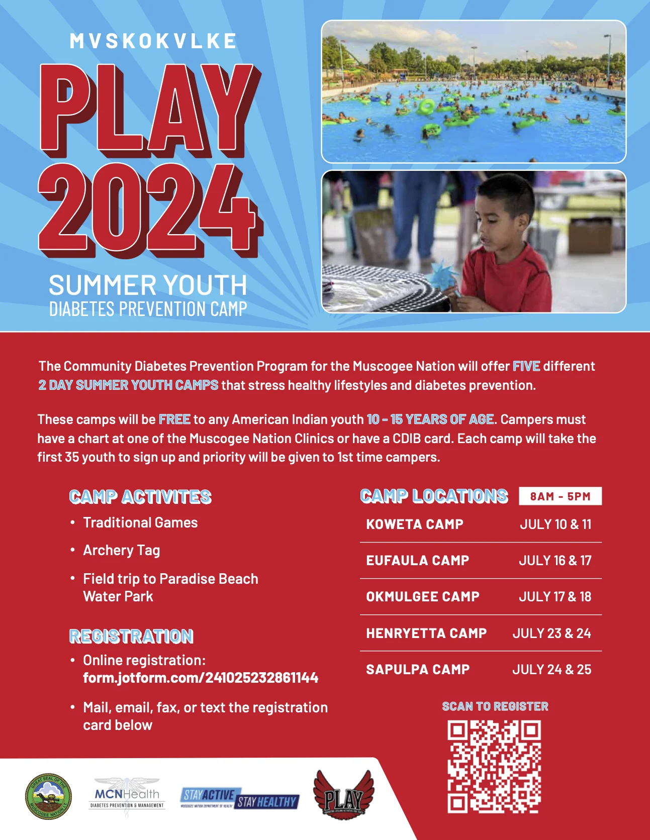 PLAY 20 Youth Summer Camp, Okmulgee   The Muscogee Nation The ...